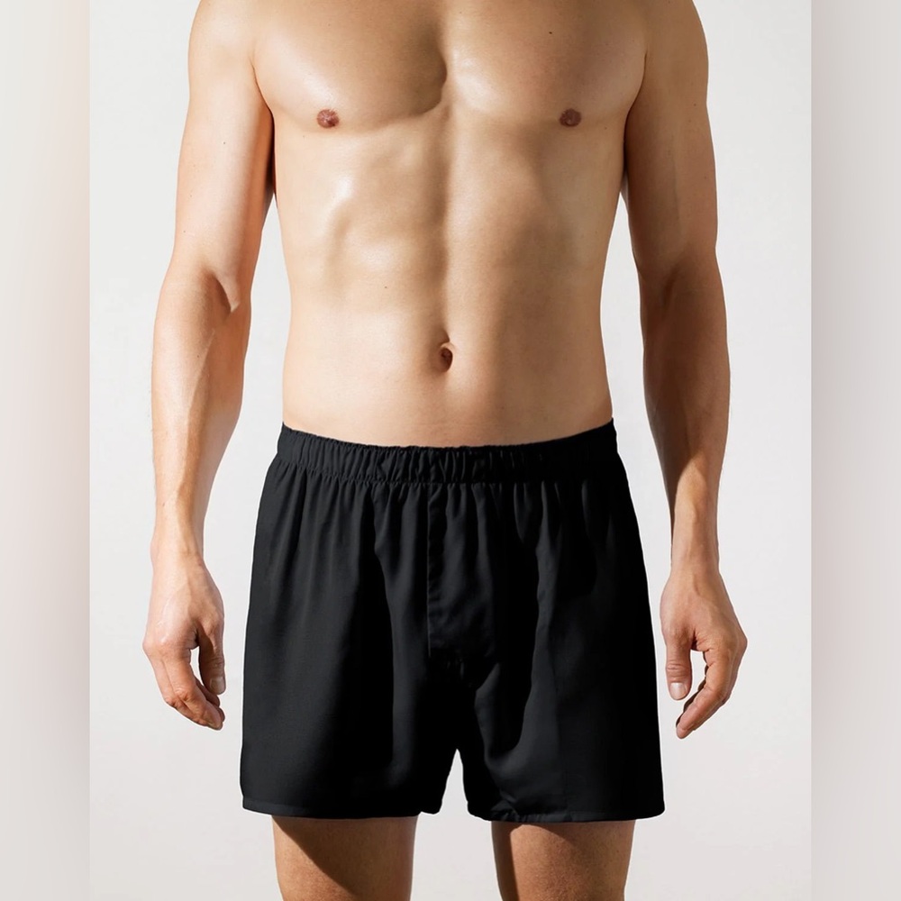 CDLP Woven Boxer Shorts Classic Tencel Lyocell Poplin - L